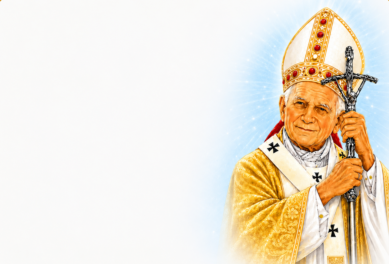 Zdjęcie: Zaproszenie na przedstawienie pt. „Papież Nadziei”.