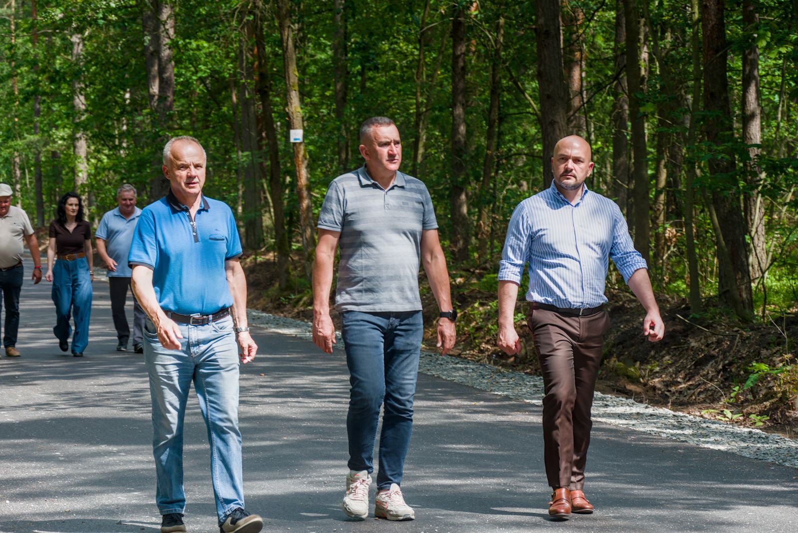 Zdjęcie: Odbiór końcowy przebudowy drogi gminnej „Borzęcin Górny – Czarnawa”
