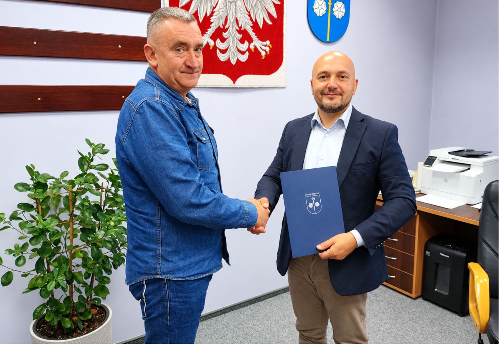 Zdjęcie: Przebudowa drogi „Borzęcin Dolny – Wisowatki” z dofinansowaniem z  Rządowego Funduszu Rozwoju Dróg