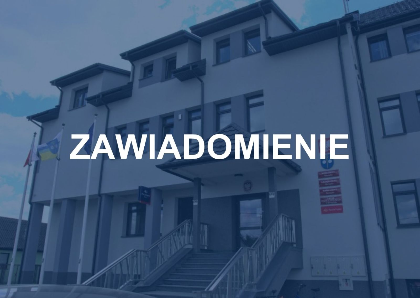 Zdjęcie: ZAWIADOMIENIE
