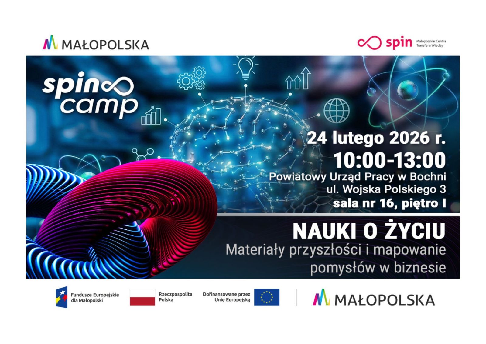 Zdjęcie: Materiały przyszłości i mind mapping –  nadchodzi czwarty SPIN CAMP dla przedsiębiorców