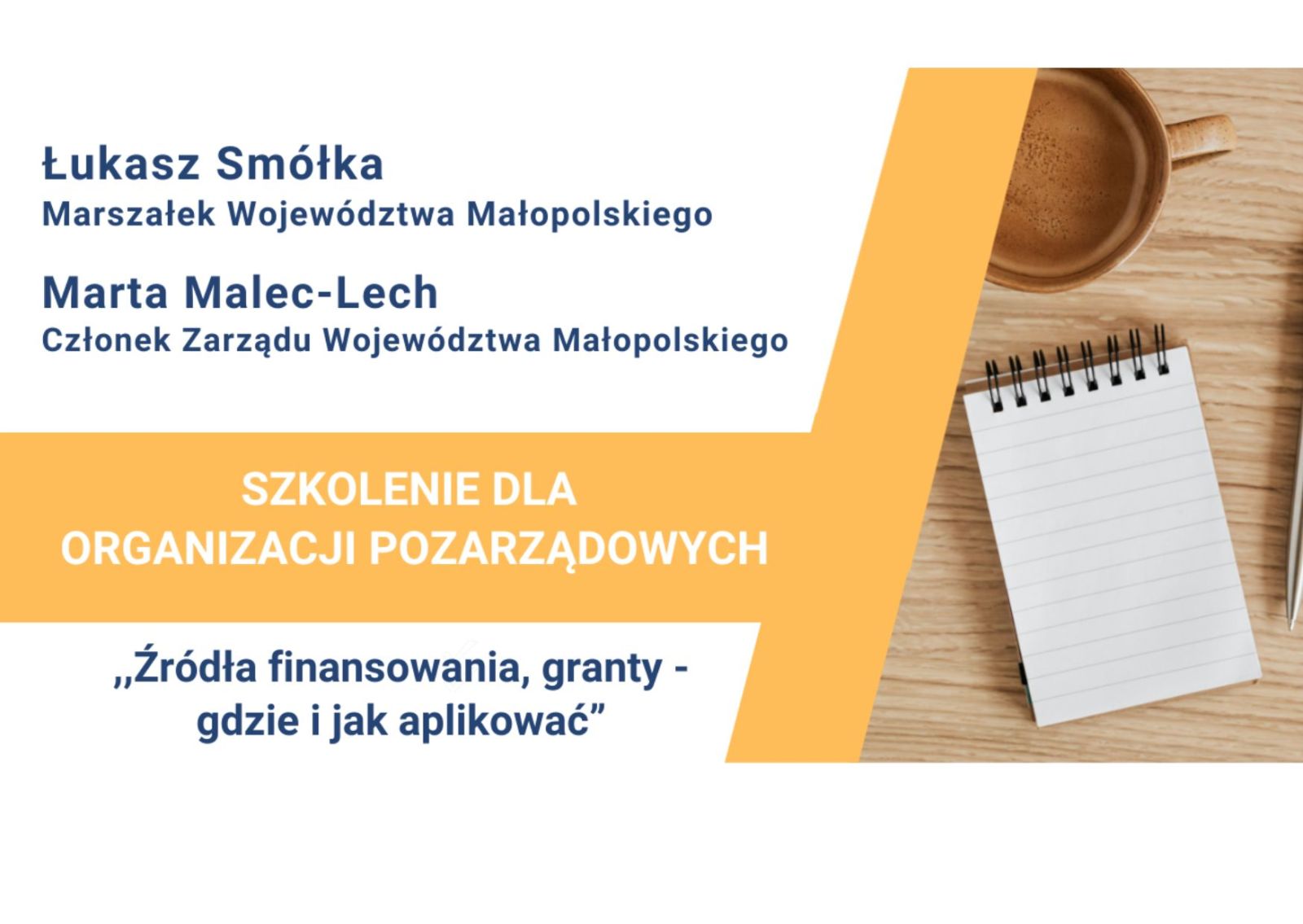 Zdjęcie: Szkolenie dla organizacji pozarządowych – „Źródła finansowania, granty – gdzie i jak aplikować”