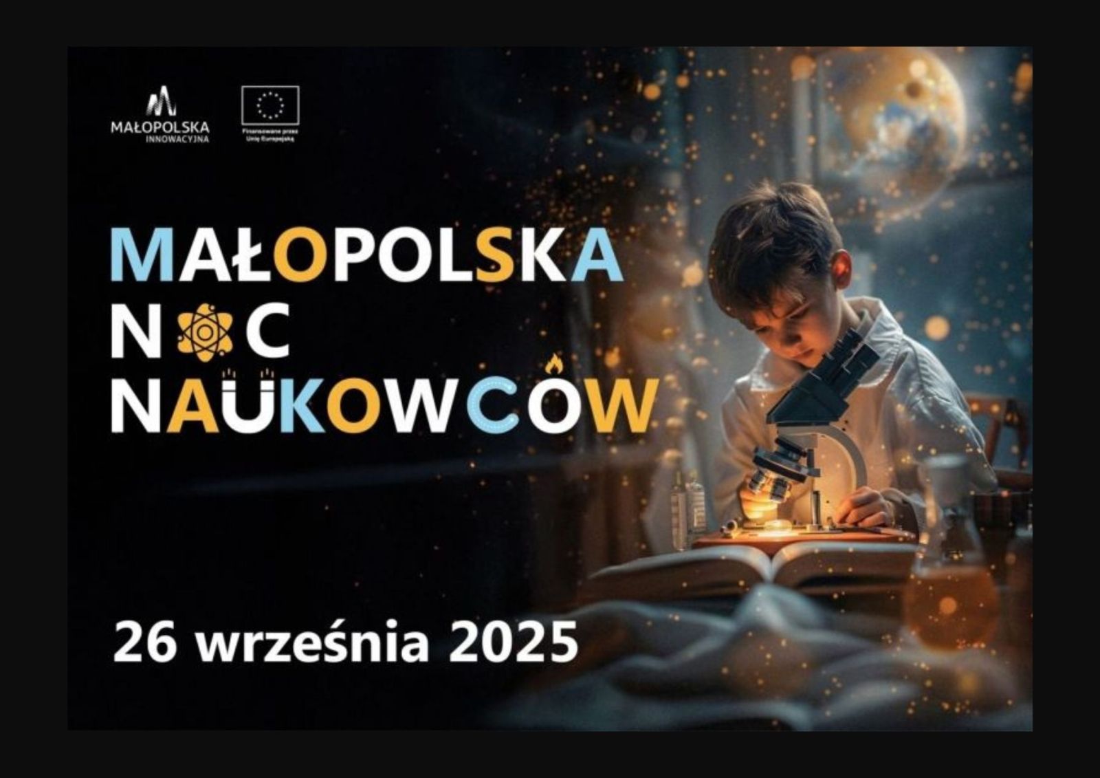 Zdjęcie: Zaproszenie na Małopolską Noc Naukowców