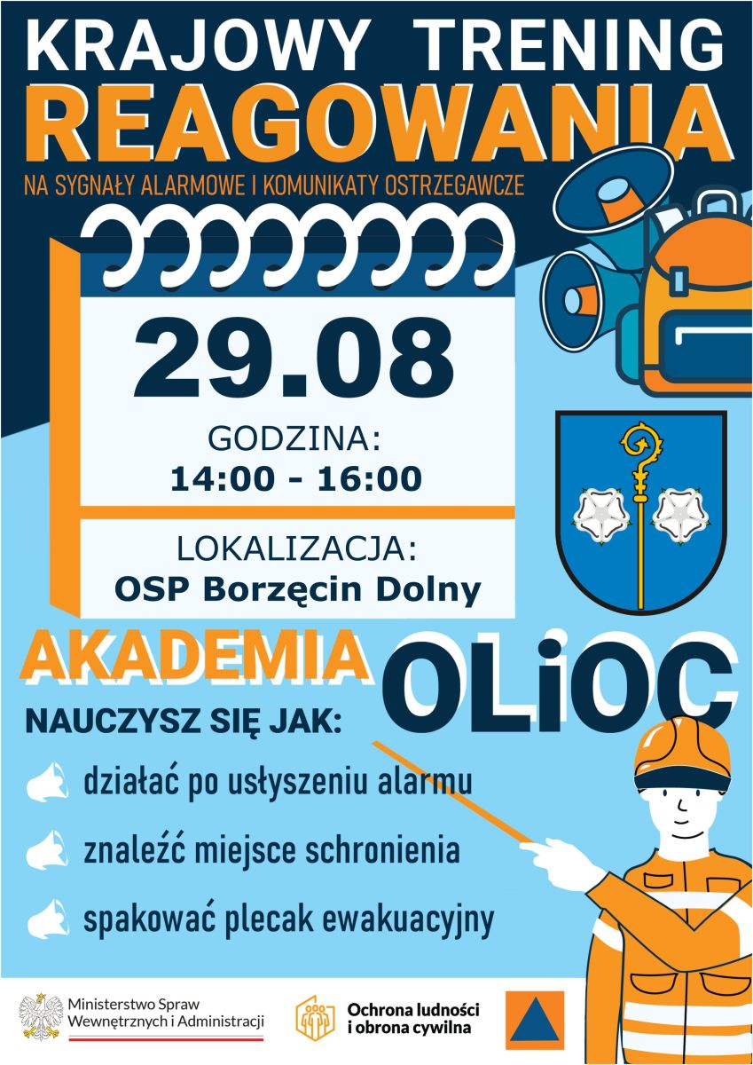 Zdjęcie: Krajowy Trening Reagowania Akademii OLiOC w Borzęcinie Dolnym